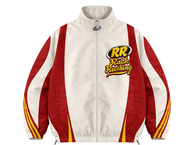 Red and yellow RR windbreaker set