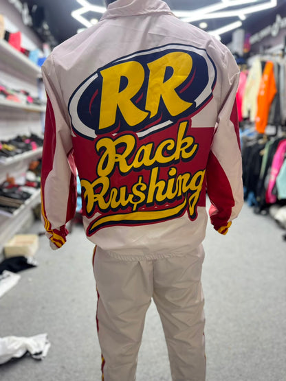Red and yellow RR windbreaker set